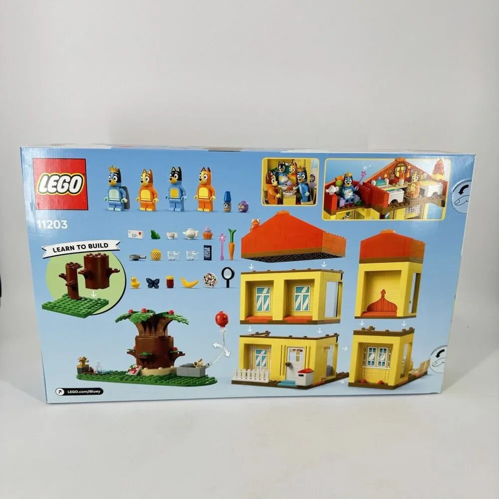 LEGO Bluey 11203 Bluey’s Family House 382 Pieces NEW Sealed